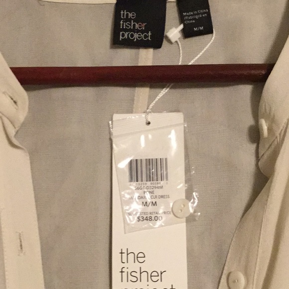 Eileen Fisher The Fisher Project Silk Shirtdress - Picture 4 of 7